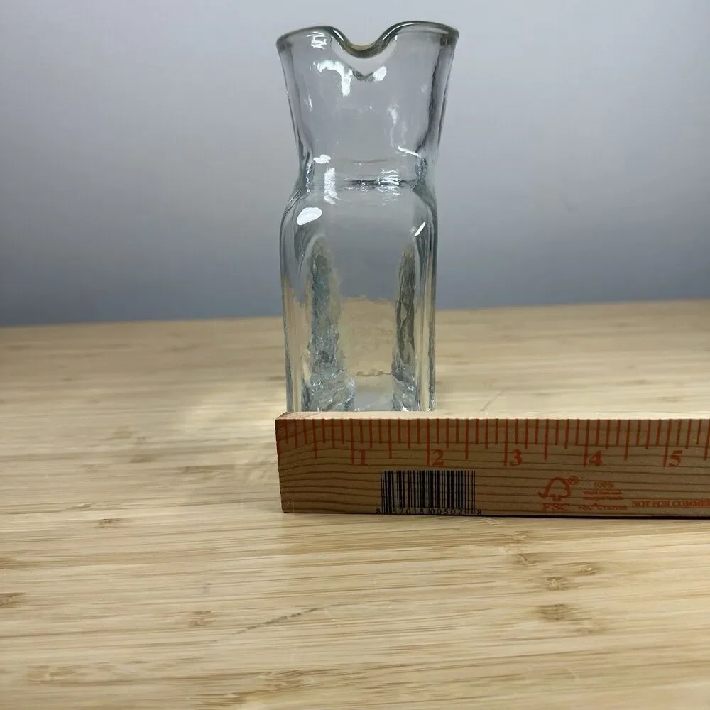 Blenko 384M Mini Water Bottle Crystal Glass Double Spout 2019 16oz Handblown MCM
